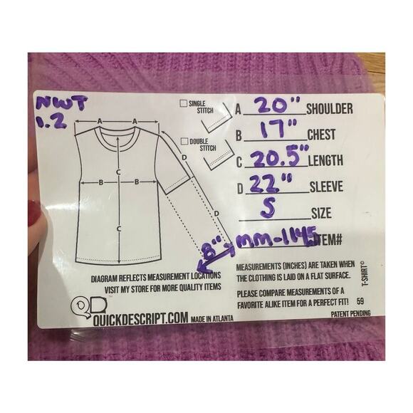 NWT $395 Simkhai Adrienne Wool/Cashmere Turtleneck Sweater, Sz S (2-4) (MM-1145) - Picture 9 of 9